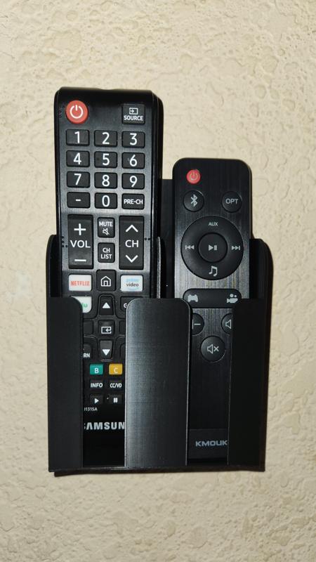 Remote Control Wall Hanger with Mounting Holes