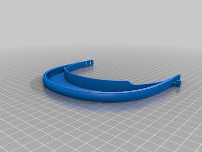 Easy 3D printed Face Shield with mask hook