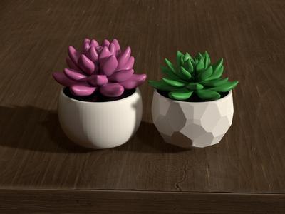 Fake plant customizable with storage inside