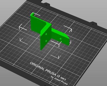Black PSU Bracket Only