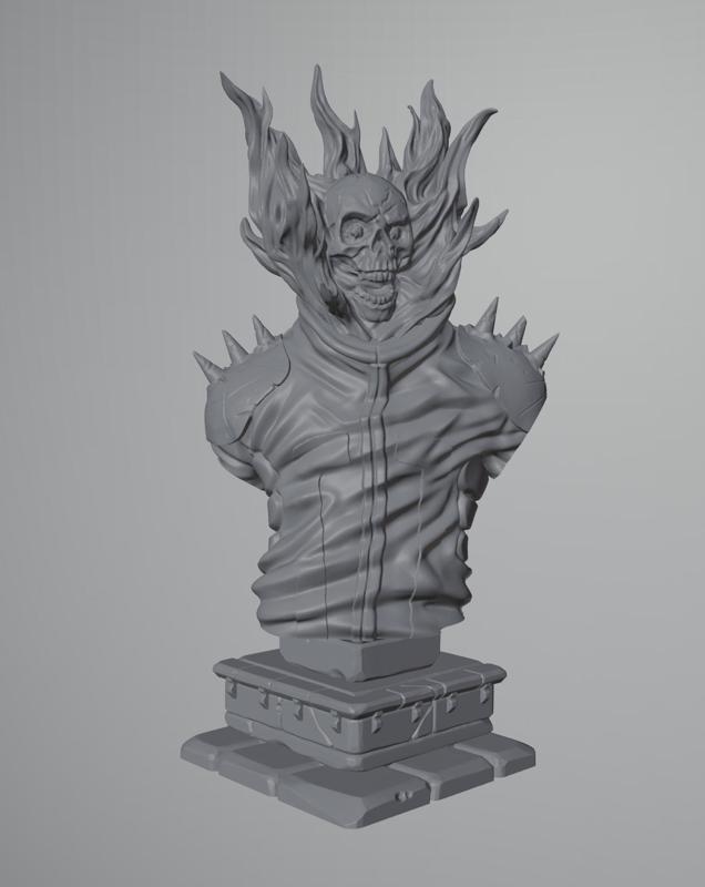 Ghost Rider Bust
