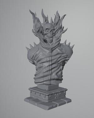 Ghost Rider Bust
