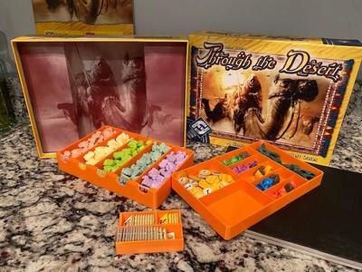 Through the Desert Insert by Reiner Knizia (Silver Line Edition)