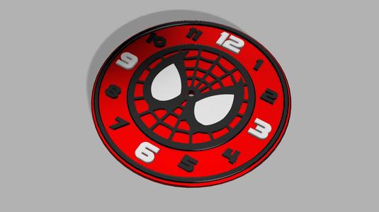 SpiderMan clock (2 models)