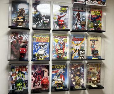 Funko Pop Comic Hidden Wall Mount-V2
