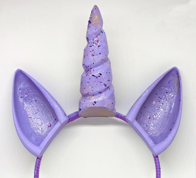 Pony Ears with Unicorn Horn Headband Costume