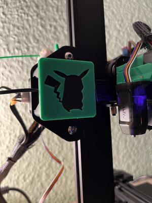 Ender 2 Pro QR Cover Pika
