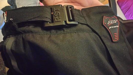 RST Motorcycle Pants (RST PRO SERIES ADVENTURE II JEAN) belt buckle hook