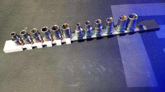 3/8" Drive socket organizer rail [UPDATED]