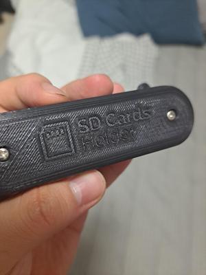 SD Pictogram Top for Swiss Army Style SD Holder