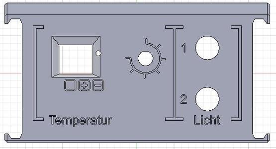 Modular control panel - modul_front_W1219 remix