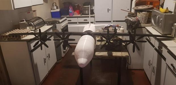 C-130 Hercules RC model 2 meter wing span