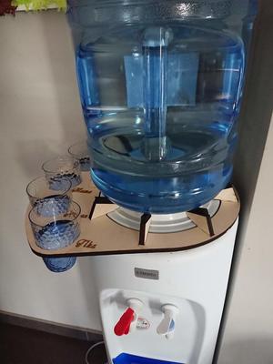Cup holder for Clover water cooler