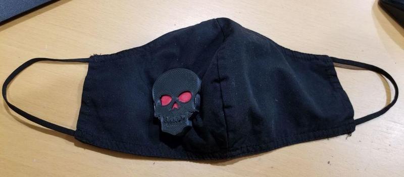 Mask filter covers / clips (Black Lives Matter, Skull, HHGTTG)