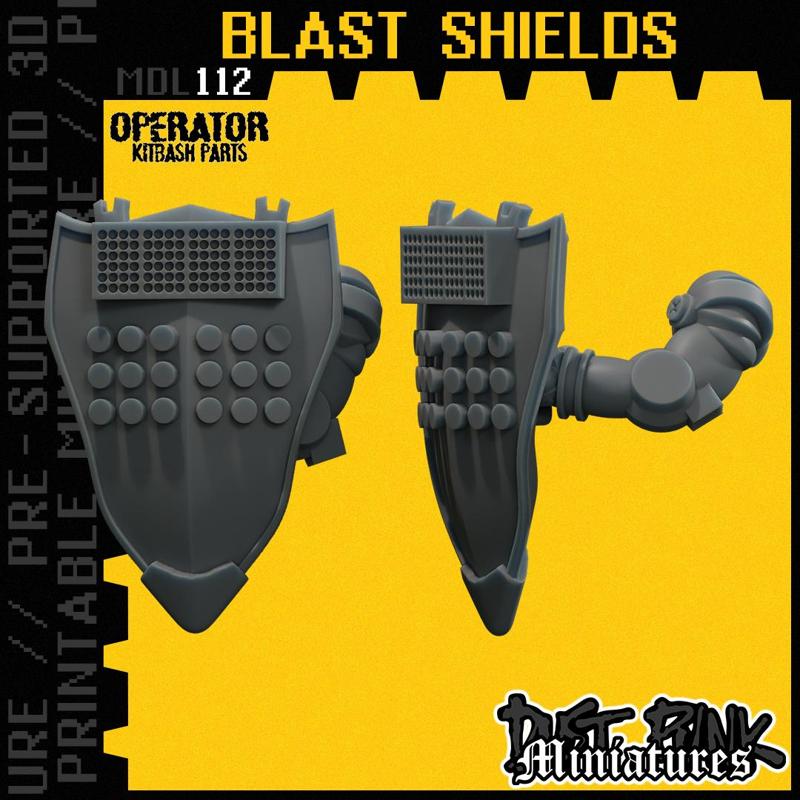 MDL112 BLAST SHIELDS [PRE-SUPPORTED]