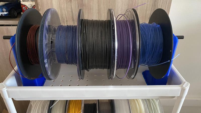 Simple Ikea vesken spool holder
