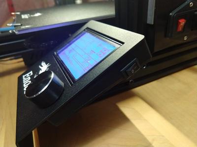 Ender 3 Display PCB Cover with Rocker Switch Cutout