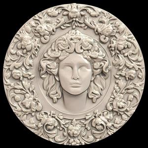 3D Model STL File for CNC Router/Laser & 3D Printer A Cursed Painter Whose Works Depict the Tragic Future of His Models