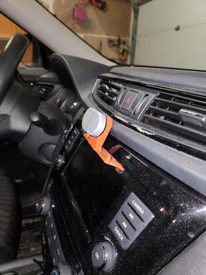 Car CD slot magnet phone holder