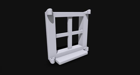30 06 4192 Window with 2x2 mullions