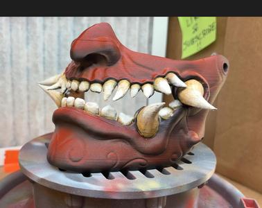 Demon menpo mask