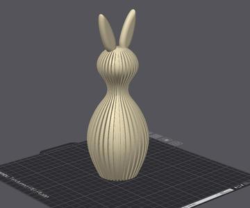 Modern easter bunny