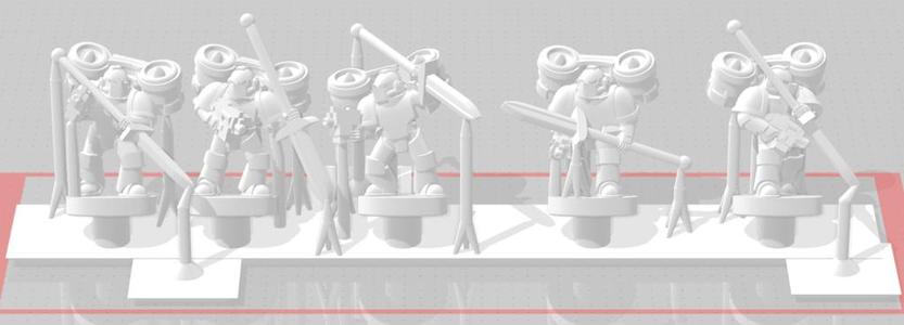 Galactic Crusaders - Plate Armour - Daybreak Strikers - 6-8mm