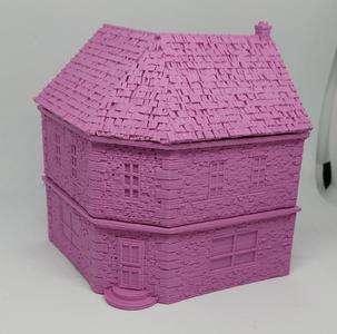 Normandy Corner House 15mm 1:100 scale