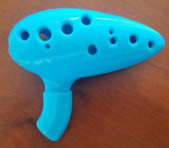 ocarina mouthpiece that changes the angle by 45 degrees