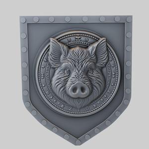 Pig Animal Wall Pig Animal Bust for CNC Router Laser & 3D Printer