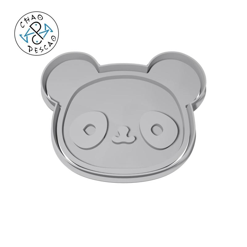 Panda - Animal Kawaii Heads (no 7) - Cookie Cutter - Fondant - Polymer Clay