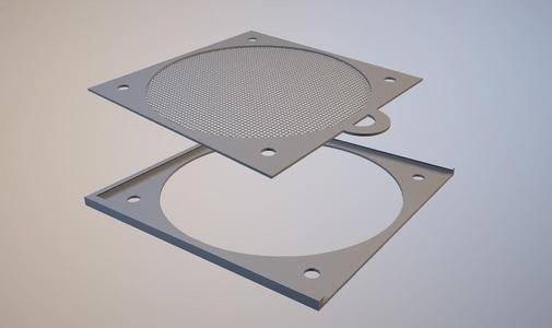 80mm Dust filter and Frame