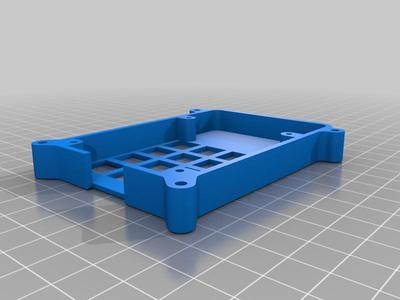 Raspberry Pi 4 - simple case for 4010 fan