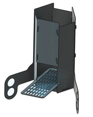 Hex rocket stove