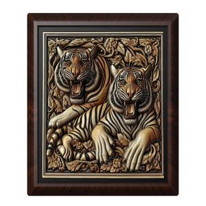 Tiger animal wall art relief wall decor