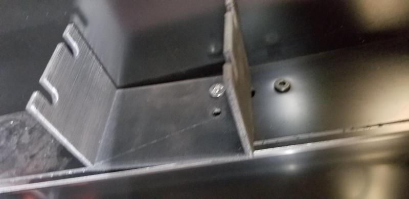 Garbage holder on a 3D printer