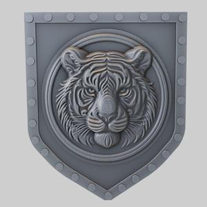 Tiger Animal Wall Tiger Animal Bust for CNC Router Laser & 3D Printer
