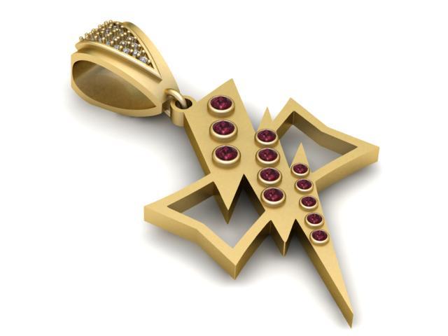 Hip hop Men Iced Out Cuban Link Chain Necklace for Men withPanda Tiger Shark Lip Heart Dollar Pendant Wholesale Jewelry Gifts | Daraz.pk