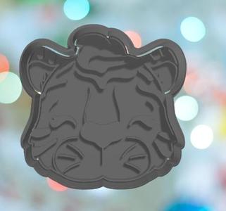 Safari Tiger Face Cookie Cutter