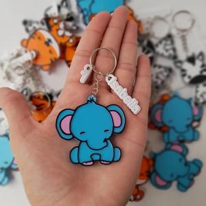 ELEPHANT KEYCHAIN (NO ZEBRA OR TIGER INCLUDED, ONLY THE FIRST PICTURE)