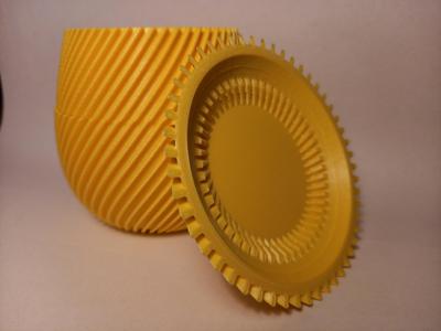 Spiral plate for Modern spiral planter