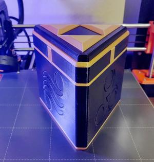 Zelda Themed Twist Lock Box - Goddess Trinity (Din Nayru Farore)