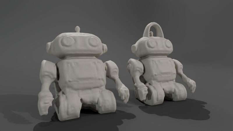 Cute Wheel Legged Robot