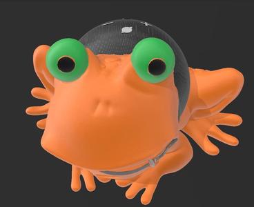 Suporte Alexa Echo Dot 4a e 5a Geração Pet Frog
