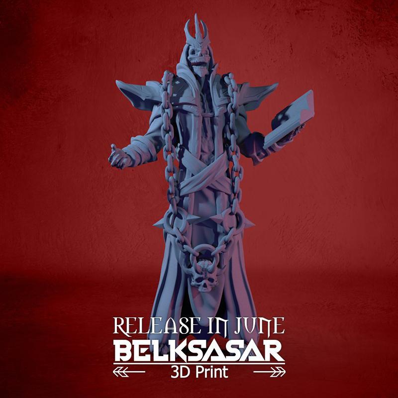 Belksasar the Slayer of gods 3D print mode