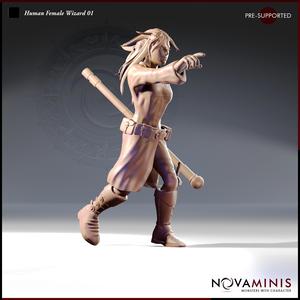 Human Female Wizard 01