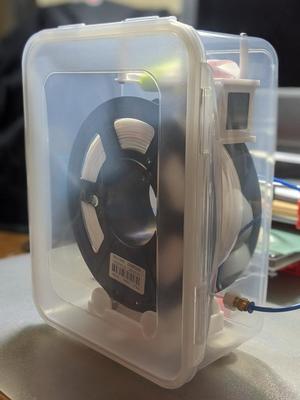 Dry Box for 3D printer filament using DAISO container