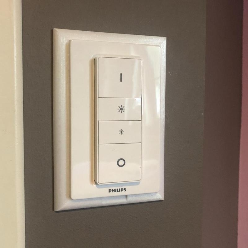 Wall Support for Hue Dimmer Switch (Niko base)