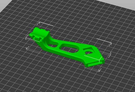 Artillery Sidewinder X1 Bed cable strain relief v4 late 2020