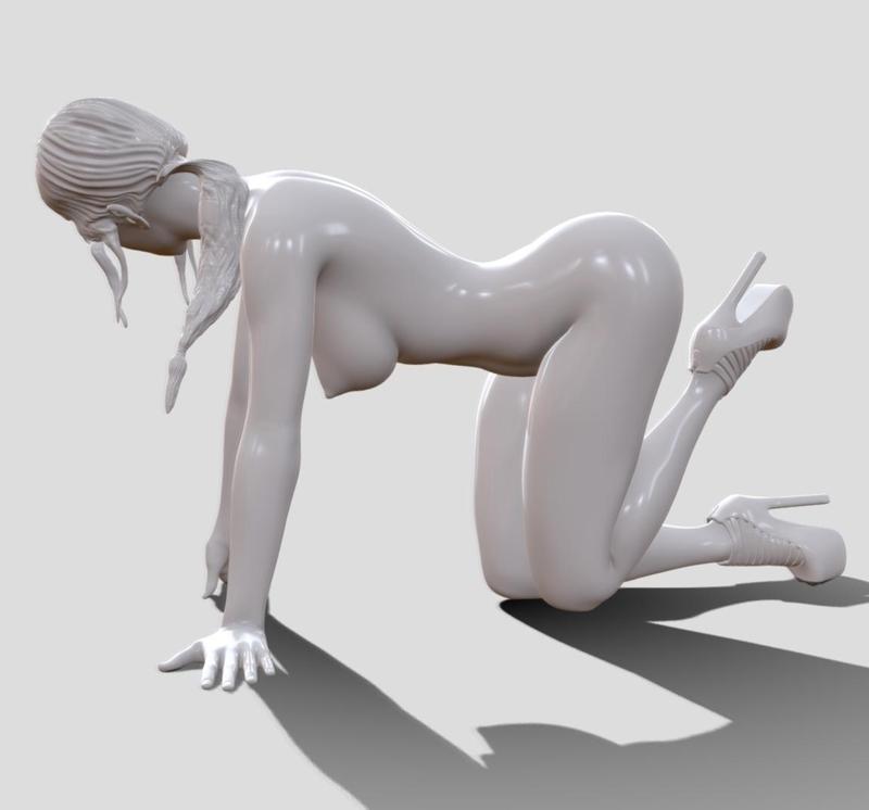 Woman figure clothed and unclothed
